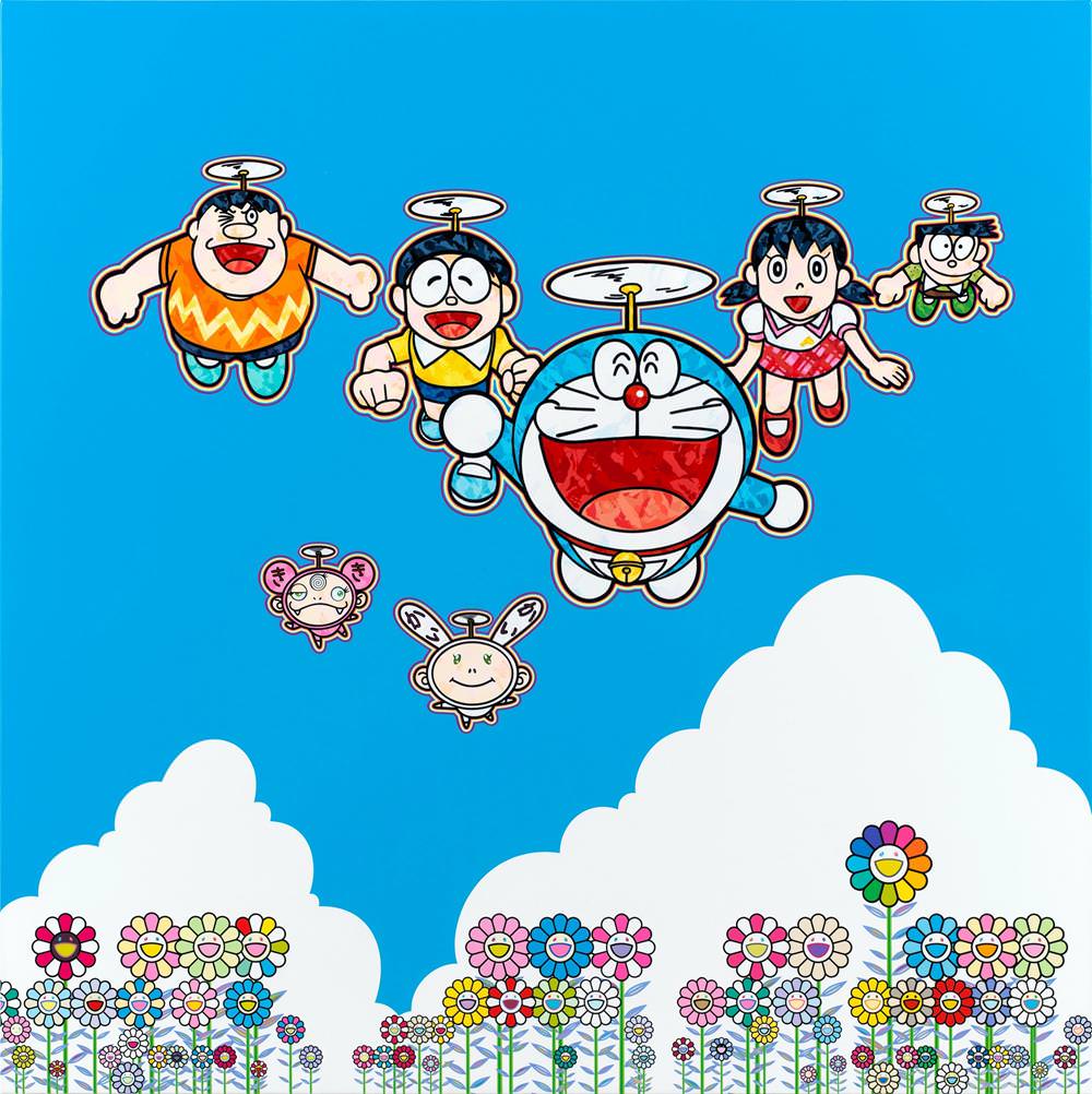 【村上隆X哆啦A夢】Superflat Doraemon「超扁平」個展，東京首波登場！ - threeonelee.com
