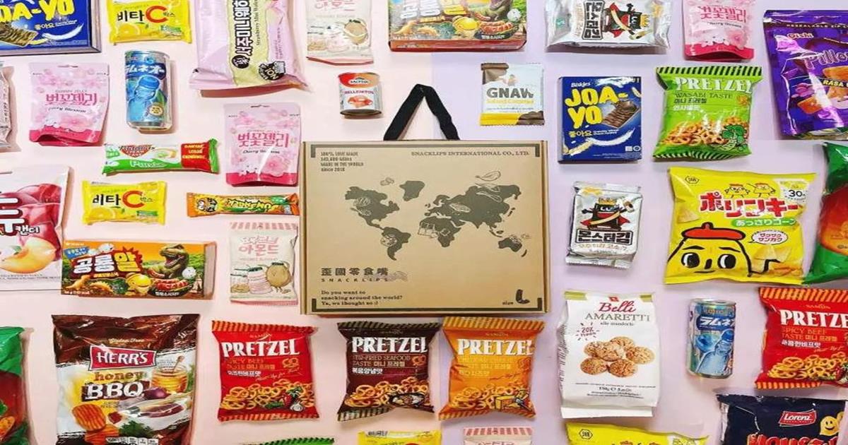 日本零食箱,環遊世界零食箱,肉桂捲,防疫零食箱,卡滋爆米花